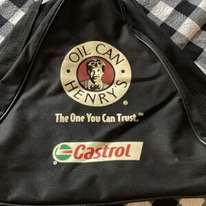 Black Men's Bag oil can Henry’s castrol